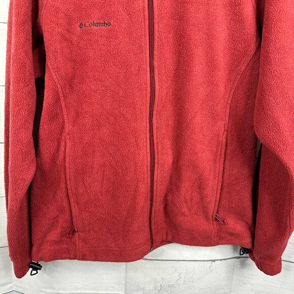 Columbia Womens Size Medium Benton Springs Fleece Zip Up Jacket Hiking - Picture 4 of 9